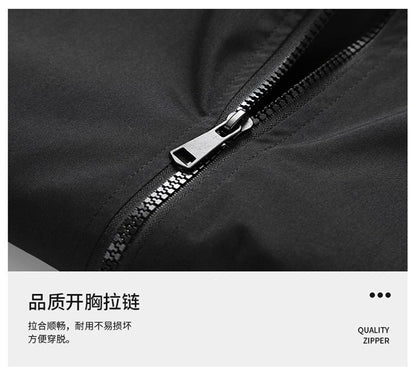 Men's Baseball Uniforms in Spring and Autumn Versatile Trendy Jacket Casual Stand Collar