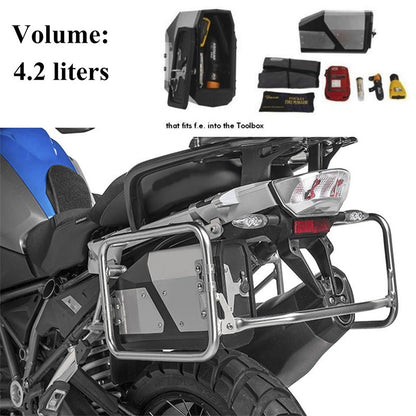 Para BMW R1250GS R1200GS LC/ADV R1200/R1250 GS F750GS F850GS F800GS GS1200/GS1250 Motocicleta Caixa de Ferramentas 4.2L Acessórios