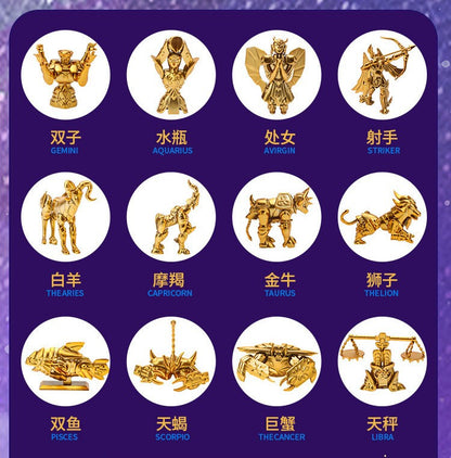 12pcs/pack Santos Anime Seiya Constelação Modelo Bonecos de Ação