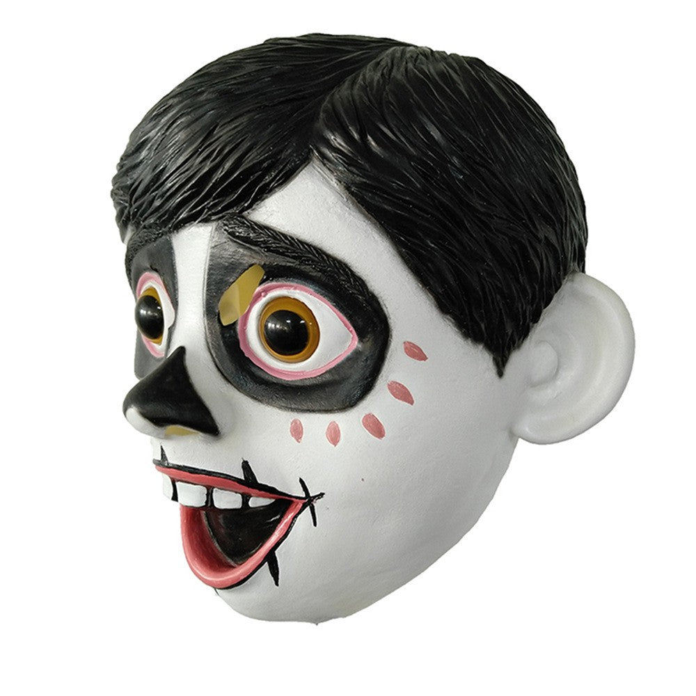 Anime Hector And Miguel Cosplay Mask Anime Skeleton Latex Headgear Halloween Carnival Party Roleplay Mask For Men Boys