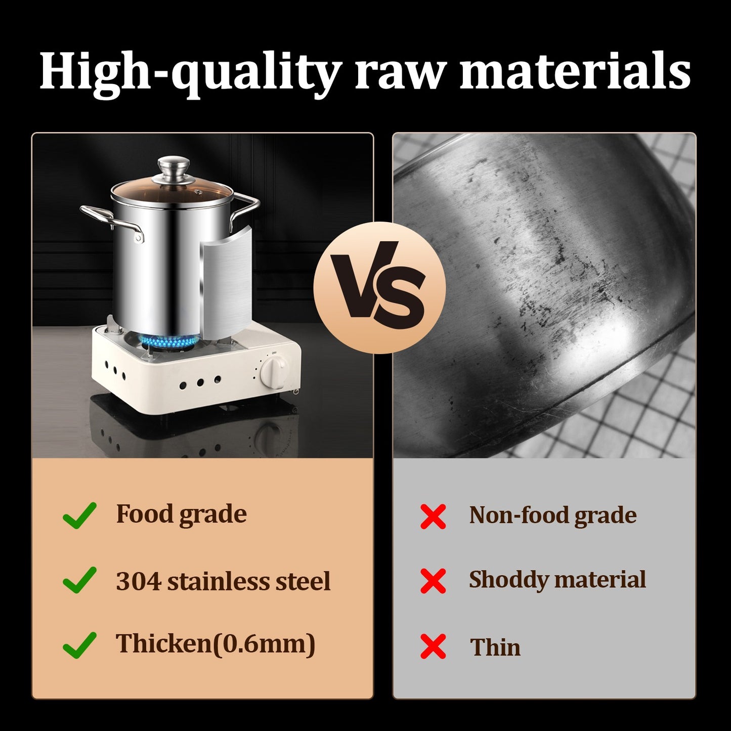 New Deep Frying Pot Kitchen Fryer With Strainer Stainless Steel Tempura Fryer Pan Fry Pot Chicken Fried Chicken Cooking Tools