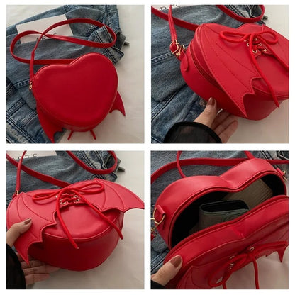 New trendy and personalized wing shoulder bag, versatile ins crossbody shaped bag New trendy and personalized wing shoulder bag,