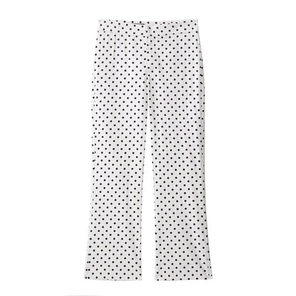 HH Woman Autumn Long Sleeves Turtleneck Zipper With Pockets Drawstring Casual Coats Women Fashion Polka Dot Printed Jacket