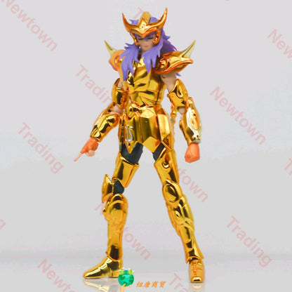 SG JModel Mini Cloth Myth DDP EX Cavaleiro de Ouro Milo de Escorpião Com Objeto 100mm Armadura de Metal Boneco D.D.P Tamanho