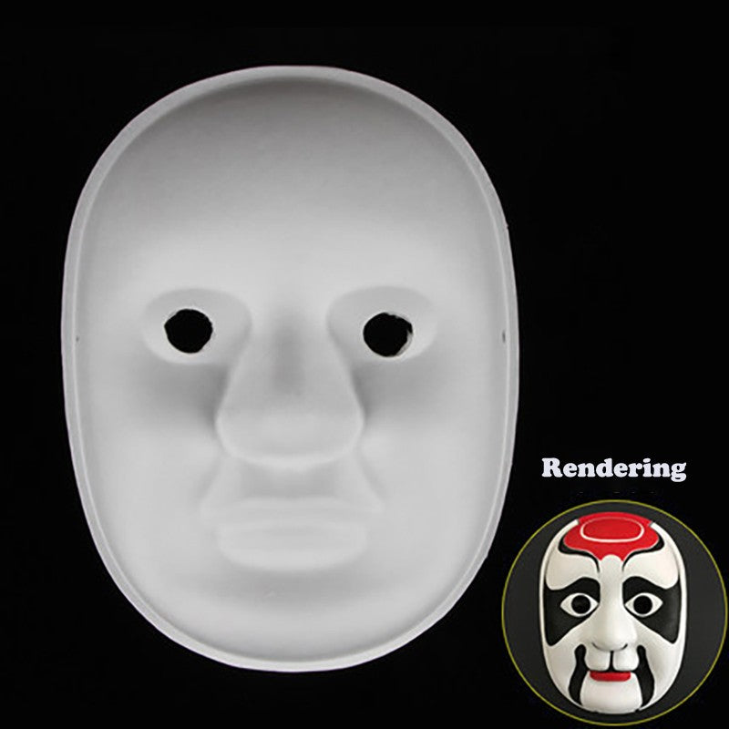 Costume Party Mask 12 Styles Party Mask Decoration White Paper Mask Paper Masquerade Party Accessory For Decoration Draw