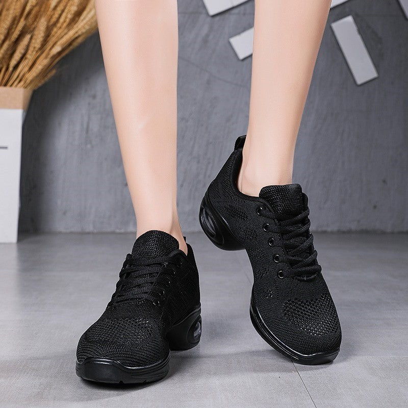 Jazz Dance Shoes For Women's Dance Sneakers Lightweight Breathable Woman Dancing Shoes