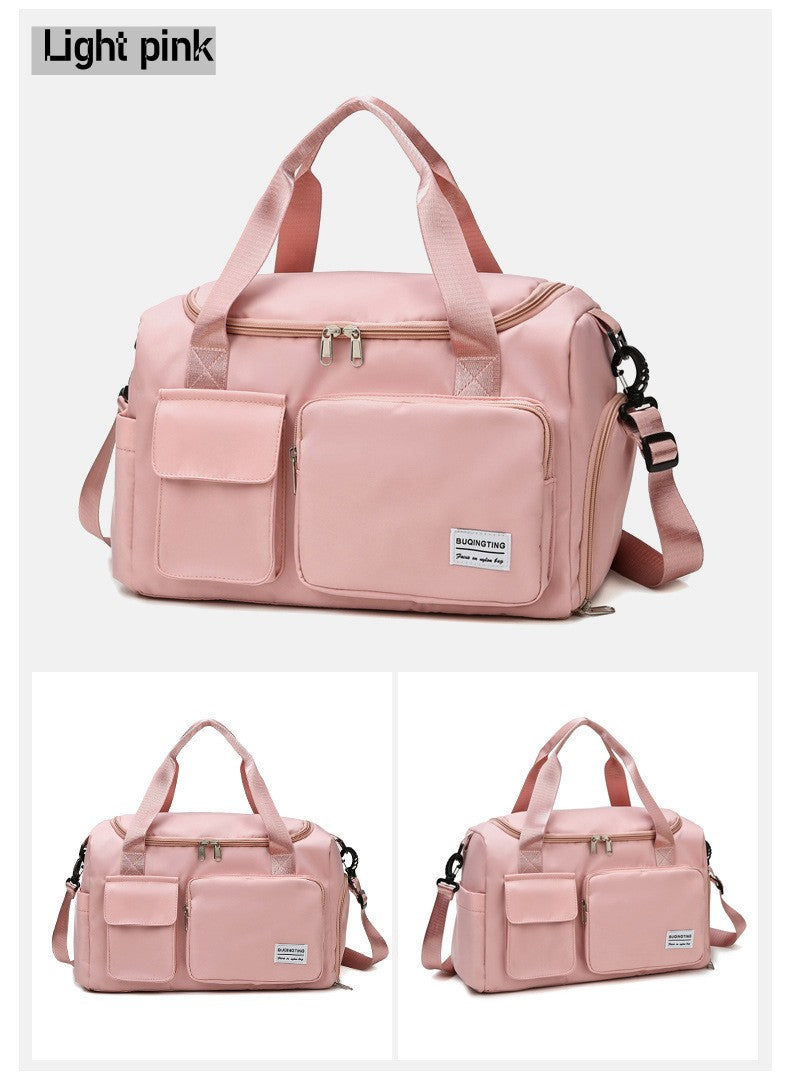 Womne's Travel Bags Handbags Gym Shoulder Bags Oxford Fitness Camping Trekking Bags Hiking Waterproof Outdoor Crossbody Bag