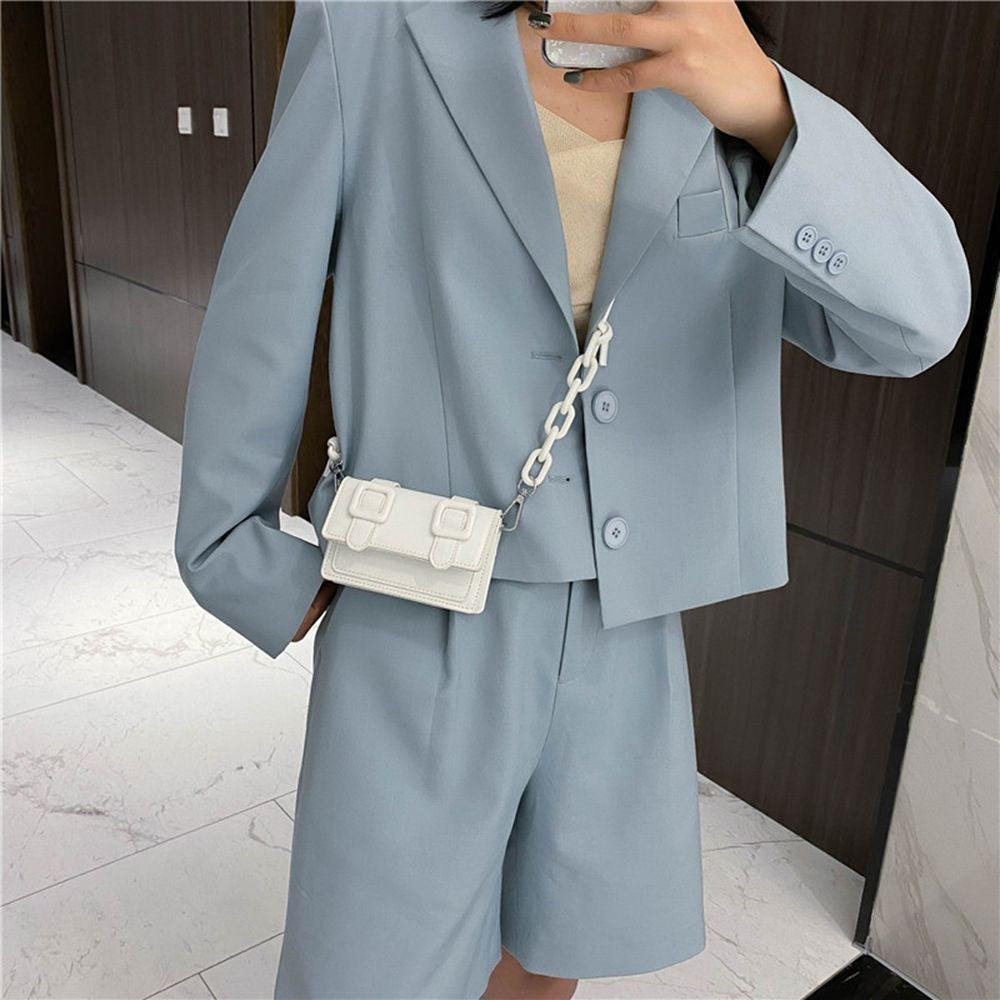 Mini Small Messenger Bags For Women Girl Chain Purse PU Leather Handbag Ladies Girl Crossbody Bags Designer 2022 Summer Yellow