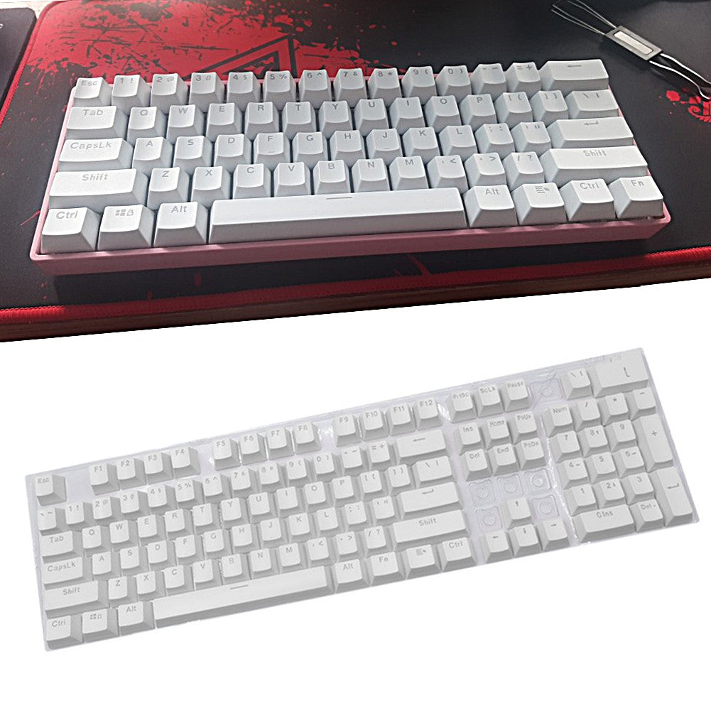104 Teclas Universais para Teclado Mecânico Ergonômicas Teclas Vazias para Teclado Mecânico Cherry MX de Reposição Retroiluminadas