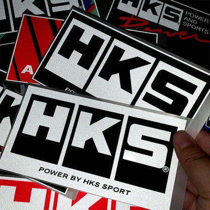 Para Adesivo HKS JDM Decalques de Corrida Moto Scooter Janela Automotiva Para-choque Decoração de Carro Acessórios Modificados ADVAN