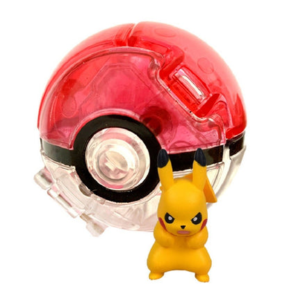 Pokémon Boneco Elf Ball Anime Personagem Desenhos Animados Pikachu Charizard Pocket Monster Pet Modelo Deformável Brinquedo de Ação Presentes Infantis