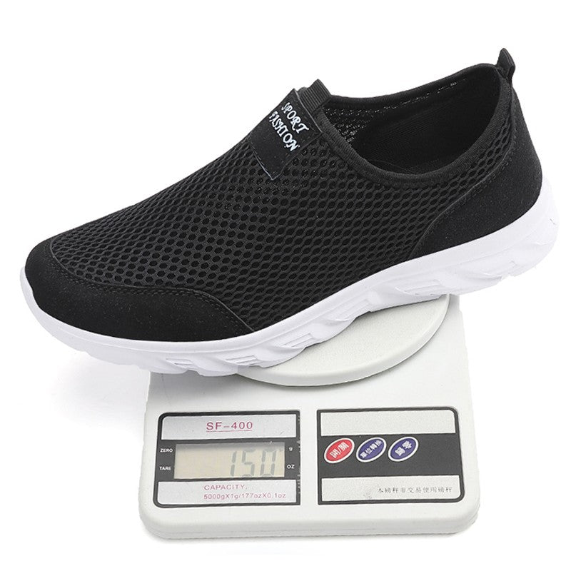 Tênis Casual Masculino Leve 2023 Respirável Slip-on Antiderrapante para Caminhada ao Ar Livre Tamanho 39-47
