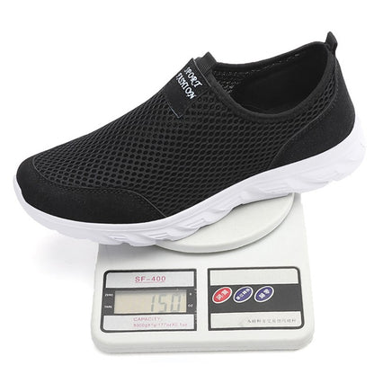 Tênis Casual Masculino Leve 2023 Respirável Slip-on Antiderrapante para Caminhada ao Ar Livre Tamanho 39-47