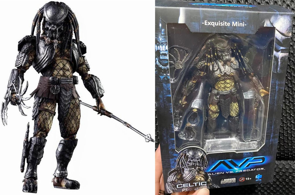 1/18 Iron Blood Warrior Leão elefante águia face Lobo solitário Celta antigo Bonecos 3,75 polegadas modelos ornamentos