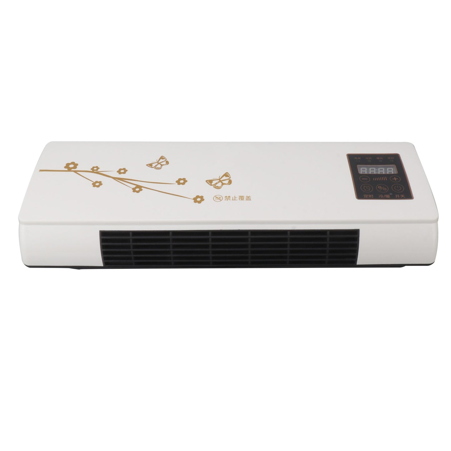 Ar Condicionado de Parede Pequeno com Função de Resfriamento e Aquecimento para Sala de Estar, Quarto e Escritório