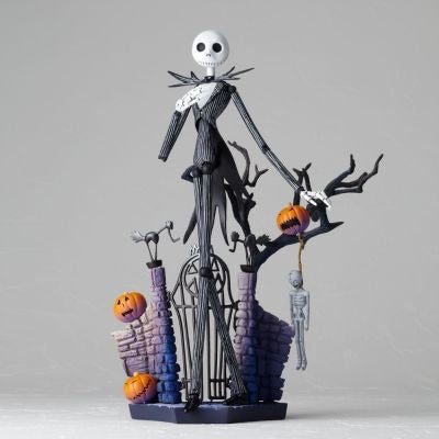 Original Véspera de Natal Jack Skellington Noite Luminosa Action Figures Decoração de Quarto Presente de Natal Presente de Halloween Brinquedos