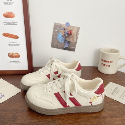 2025 New Women's German Trainers - Leather Student Sneakers with Breathable Design, Versatile Casual Shoes for Spring/Fall