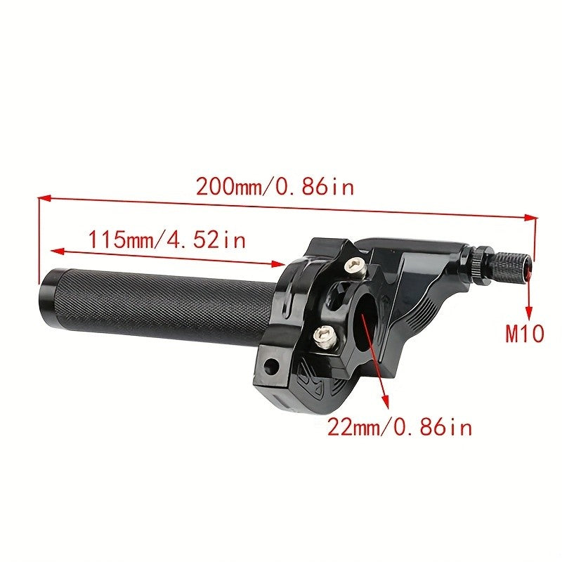 Cabo Universal do Acelerador de Torção de 22 mm 7/8 Polegadas de Alumínio para Moped ATV Quadriciclo Moto Guiador