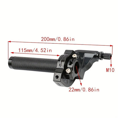 Cabo Universal do Acelerador de Torção de 22 mm 7/8 Polegadas de Alumínio para Moped ATV Quadriciclo Moto Guiador