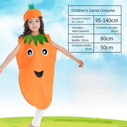 Fruit Fruit Vegetable Cosplay Costume Portable Cosplay Dance Performance Costumes 90-140CM Performances Cos Clothing