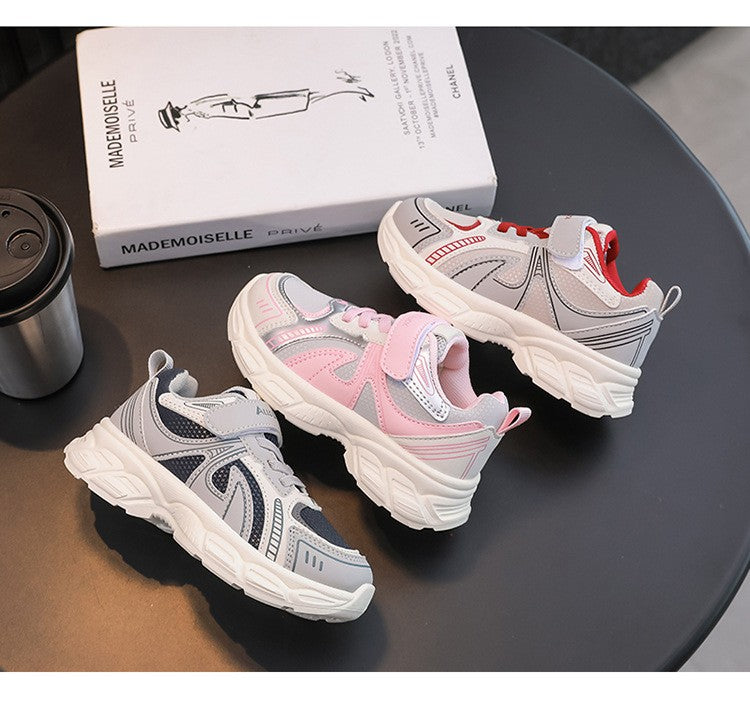 2025 Spring Autumn New Boys Kids Sport Shoes Girl Baby Toddler Mesh Breathable Casual Running Shoes Soft Soled Children Sneakers