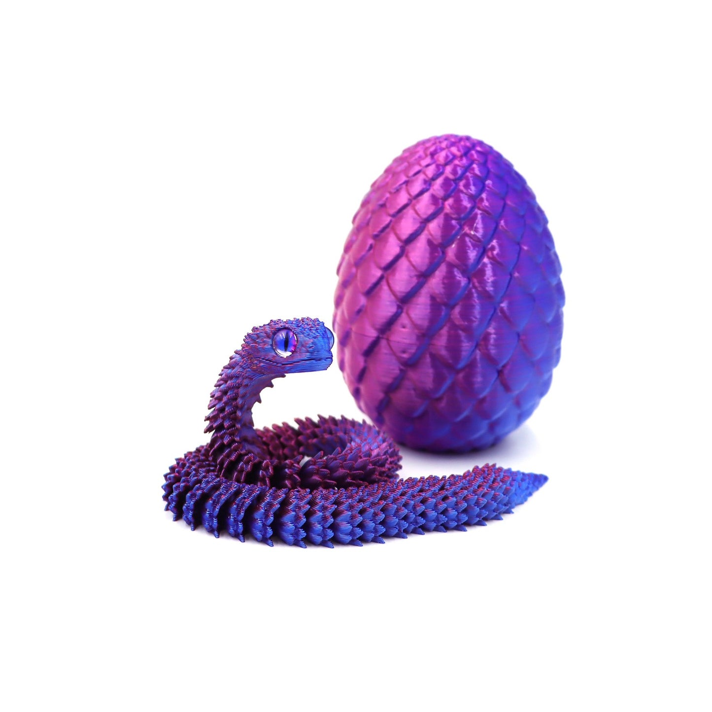 Ovos de Cobra de Impressão 3D Quentes Decoração Criativa para Casa Moldes de Cobra Que Reduzem a Pressão Itens de Decoração para Casa Figuras de Anime Giratórias e Móveis