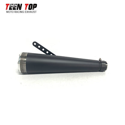 38 40 42 45MM Retro Motorcycle Exhaust Pipe For Harley Honda 125CC 250CC Exhaust Muffler 430mm Punk Racing Tailpipe Escape Moto