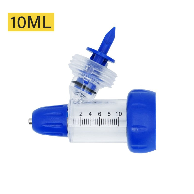 Seringa Veterinária Automática Contínua 1/2/5/10Ml Injetor de Vacina Ajustável para Animais Acessórios de Injeção para Gado Ovinos Bovinos