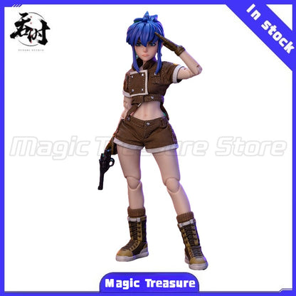 ?MT?Original TUN SHI Metal Slug XX Leona Heidern 1/12 Action Figure Colecionável