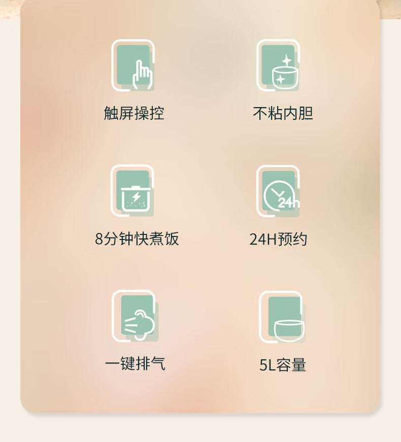 Royalstar Electric Pressure Cooker Household 5L Large Capacity Single and Double Bile Ball Kettle Multi-function Electric Cooker