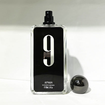 100ml Afnan 9AM 9PM Eau de Parfum Elixir Unissex Colônia Spray Perfume Masculino Feminino de Alta Qualidade Longa Duração Árabe