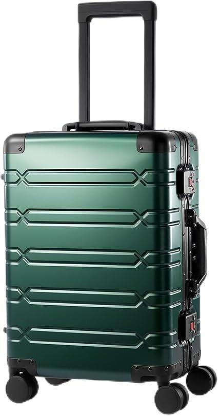 Aluminum Carry On Luggage 22x14x9 Airline Approved, Zipperless Luggage Premium Aluminum Suitcase Luggage, Hard Shell Carry On.