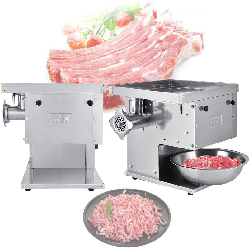Moedor de carne elétrico de uso intenso de 120 kg/h, 110 V 240 V, para restaurante, açougue, cozinha, máquina de moer salsicha e carne bovina