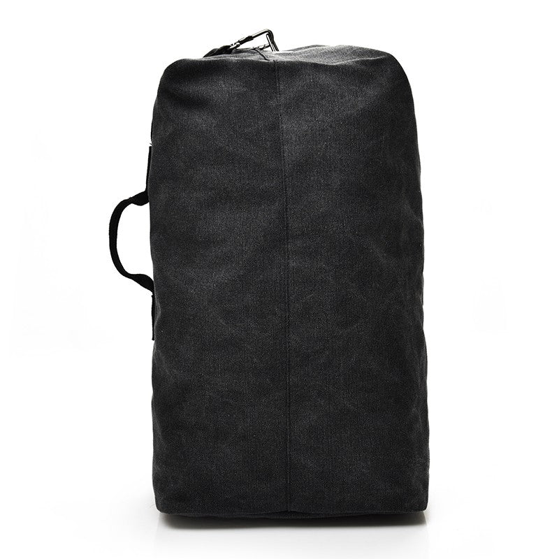 Mochila de Viagem Masculina de Grande Capacidade para Montanhismo, Bolsa de Mão, Mochilas Masculinas de Ombro Tipo Balde de Lona de Alta Qualidade