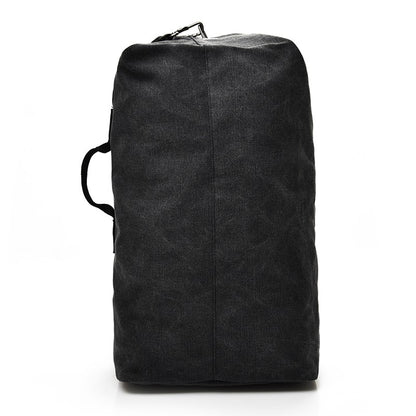 Mochila de Viagem Masculina de Grande Capacidade para Montanhismo, Bolsa de Mão, Mochilas Masculinas de Ombro Tipo Balde de Lona de Alta Qualidade