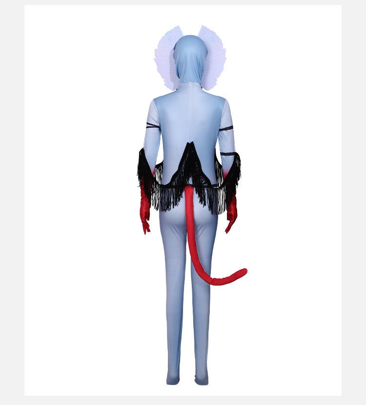 2026 Halloween Cosplay Avatar Costume Fire and Ashes Avatar3 Cosplay Hero One Piece Tight Fitting Clothing Na'vii Jumpsuit