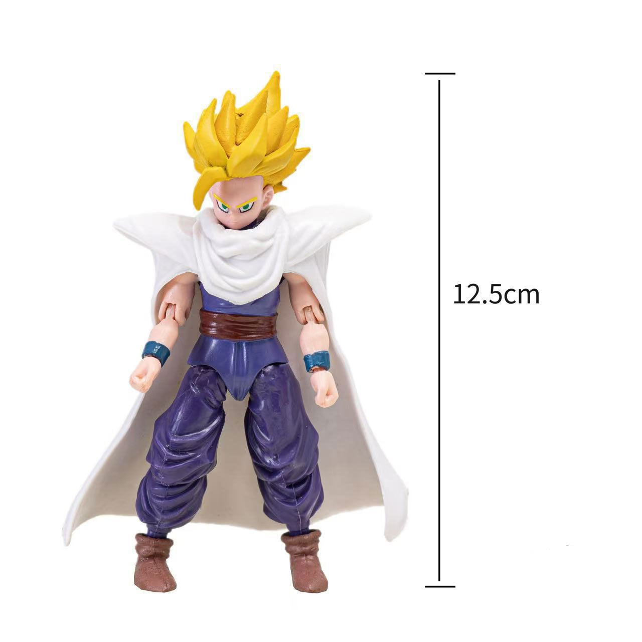 12-18CM Anime Dragon Ball Z Super Saiyan Son Goku Broly Vegeta Anime Action Figure Model Gifts Collectible Figurines for Kids