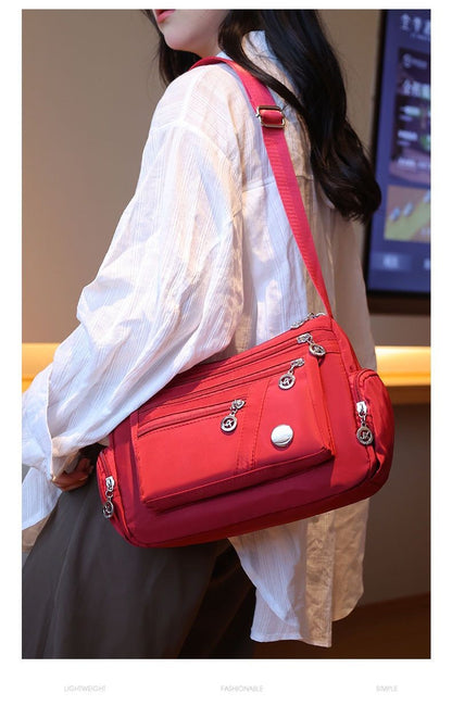 Women Nylon Waterproof Bag Messenger Bags For Lady Crossbody Large Capacity Travel Shoulder Bag Casual Handbags High Quality