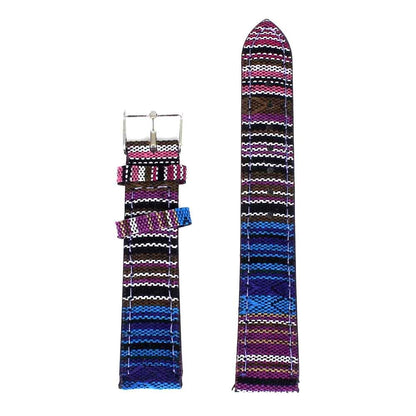 Running Horse Print Animal Unicorn Horses Fashion Men Women Stripes Denim Cloth Canvas Band Sport Quartz Watch