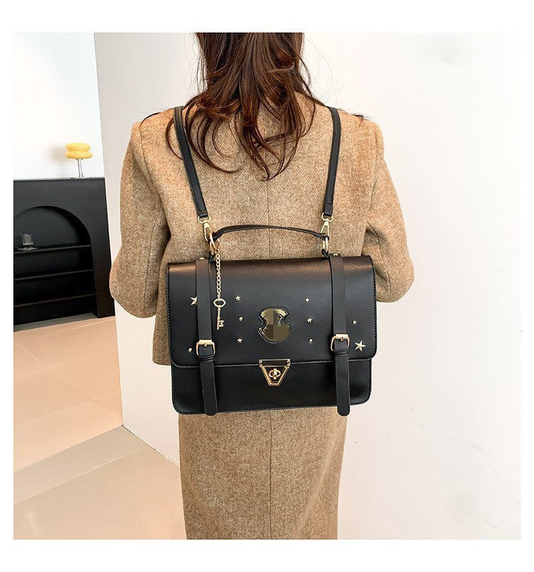 Magic Academy Style Cambridge Bag Handheld Crossbody British Style Postman Bag