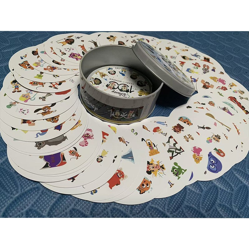Disney 100 YEARS of WONDER Card Board Games Iron Box Toys Family Funny Holidays Camping Sports Friends Christmas Halloween Gifts
