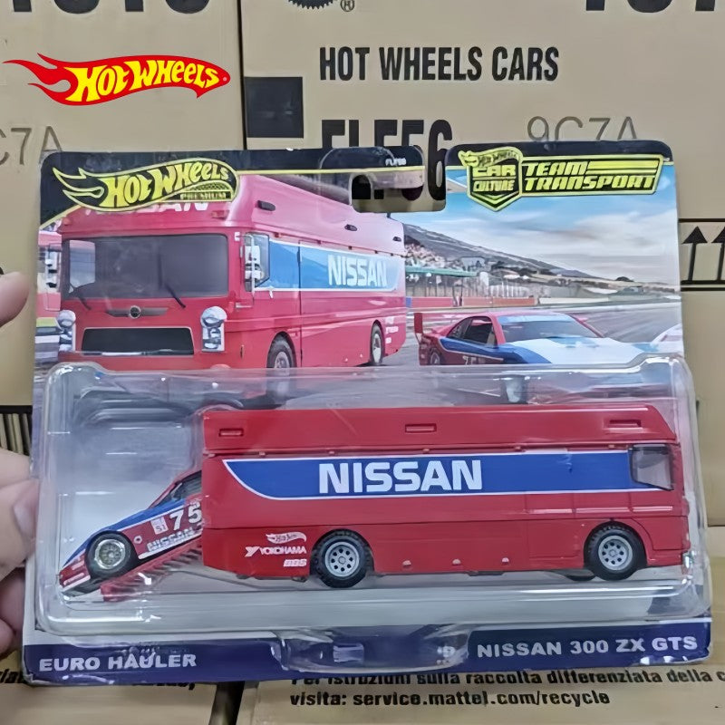 2025 Novo Original Mattel Hot Wheels 1:64 Team Transport 2024 FLF56 D Mix 4 1/64 Coleção Veículos Diecast Modelos Brinquedos Presente Infantil