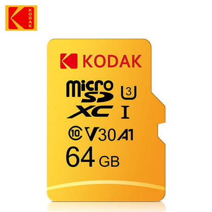 Original Cartão Micro SD Kodak 64GB Classe 10 Cartão de Memória de Alta Velocidade 32GB Atacado Cartão U3 Smartphone Tablet Câmera GoPro