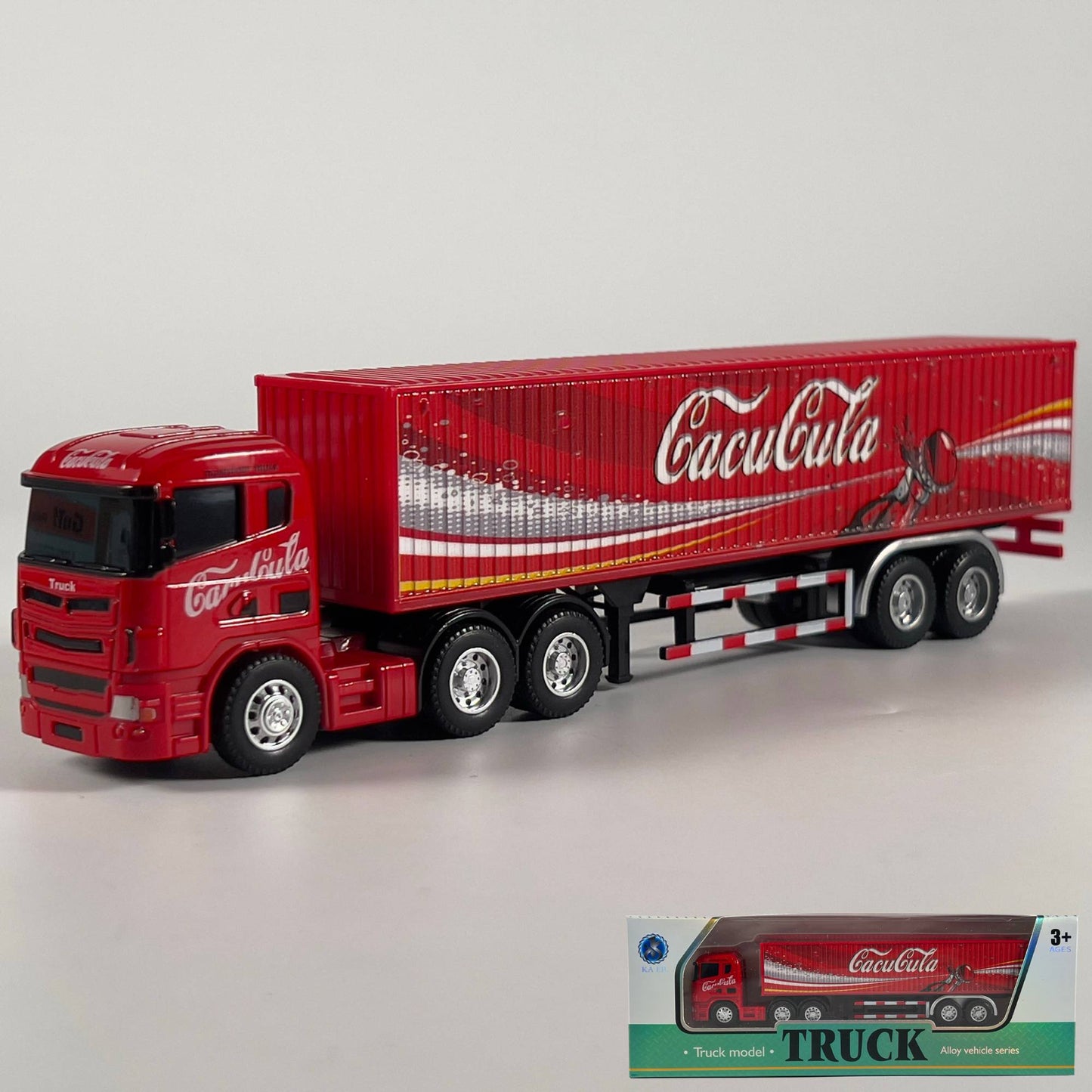 Caminhão Scania Contêiner 1:64 Caminhão Contêiner Americano Liga de Metal Diecast Modelo de Carro Veículos em Miniatura Colecionáveis Hobby Presente