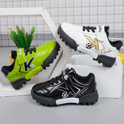 Soccer Cleats for Kids 2024 New Children Football Cleats Fashion Firm Ground Soccer Shoes
