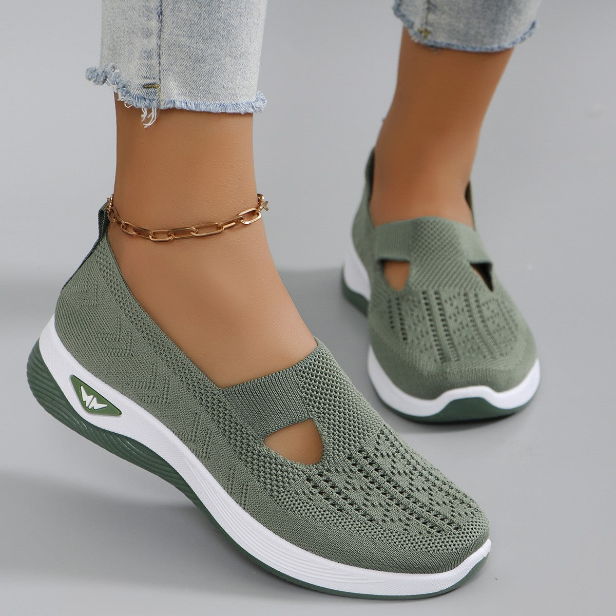 Women's summer breathable mesh flat shoes women's shoes casual sneakers shoes, clearance free shipping