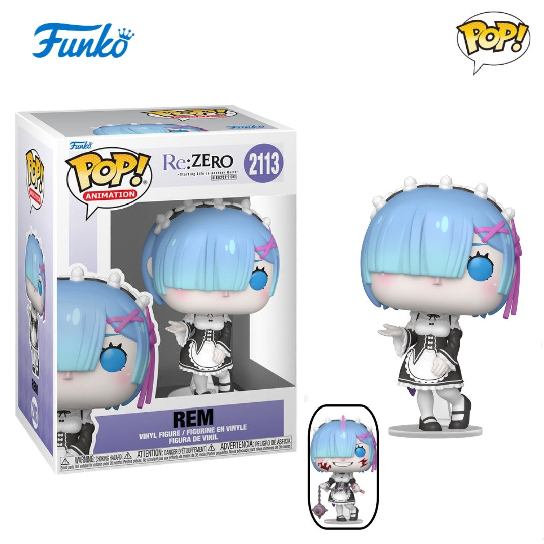 Re:ZERO?Starting Life in Another World Anime Figure Subaru Natsuki Emilia Rem Rem (GLOW) FUNKO POP Limited Edition Toy Gift