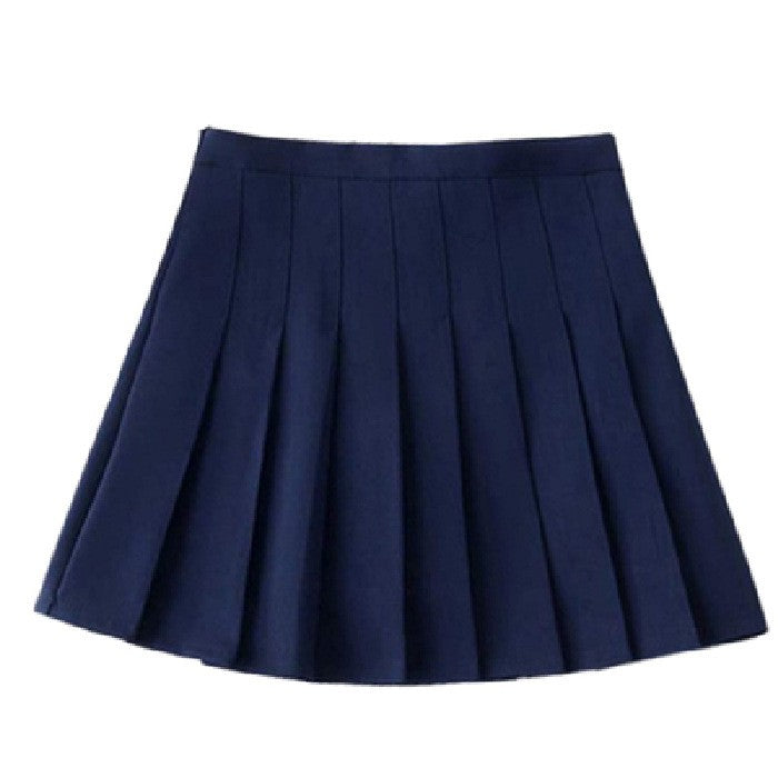 1pcs Spring Summer Womens Mini Skirts Girls Pleated Skirts Lady High Waist Cute Pink Skirt Student Short Skirt JK Uniform Skirts