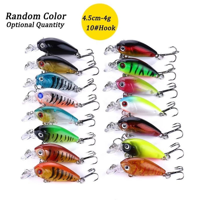 Kit de Iscas Artificiais para Pesca - Crankbait, Minnow, Popper, Pencil, Swimbait, Wobblers e Bionic Crank - Terno de Pesca