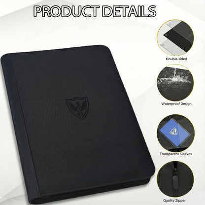 Trading Card Binder, Premium Card Binder, 1024-Pocket Trading Card Binder, Premium 16-Pocket Card Holder Folder, Side-Loading Card Album Suitable for Yu-Gi-Oh!, Magic: the Gathering, Trading Cards, Sports, Compatible with Tcg/Mtg, Card Storage
